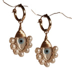 Eye Pearl Earrings