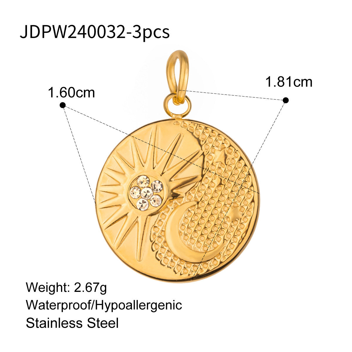 Charm Pendant for Necklace