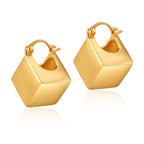 Geometric Square Earring