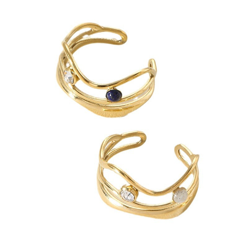 Stainless Steel Zircon Ring