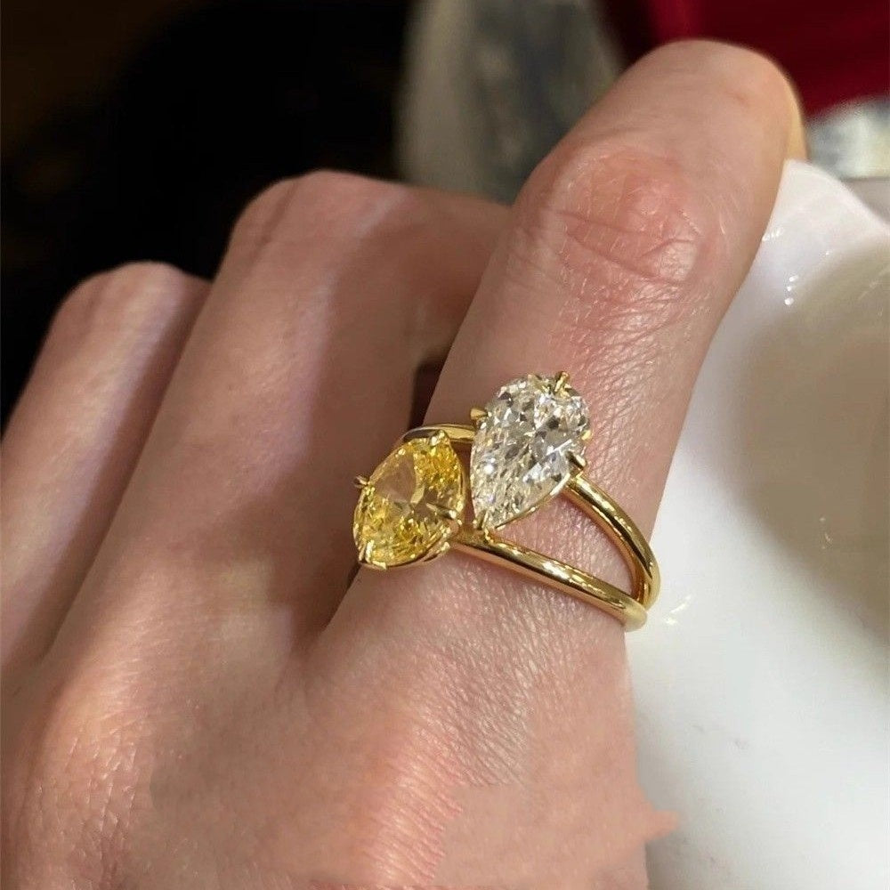 Water Drop Color Ring Set