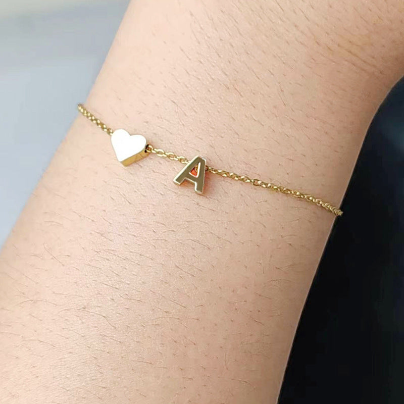 26 letter DIY women's bracelet