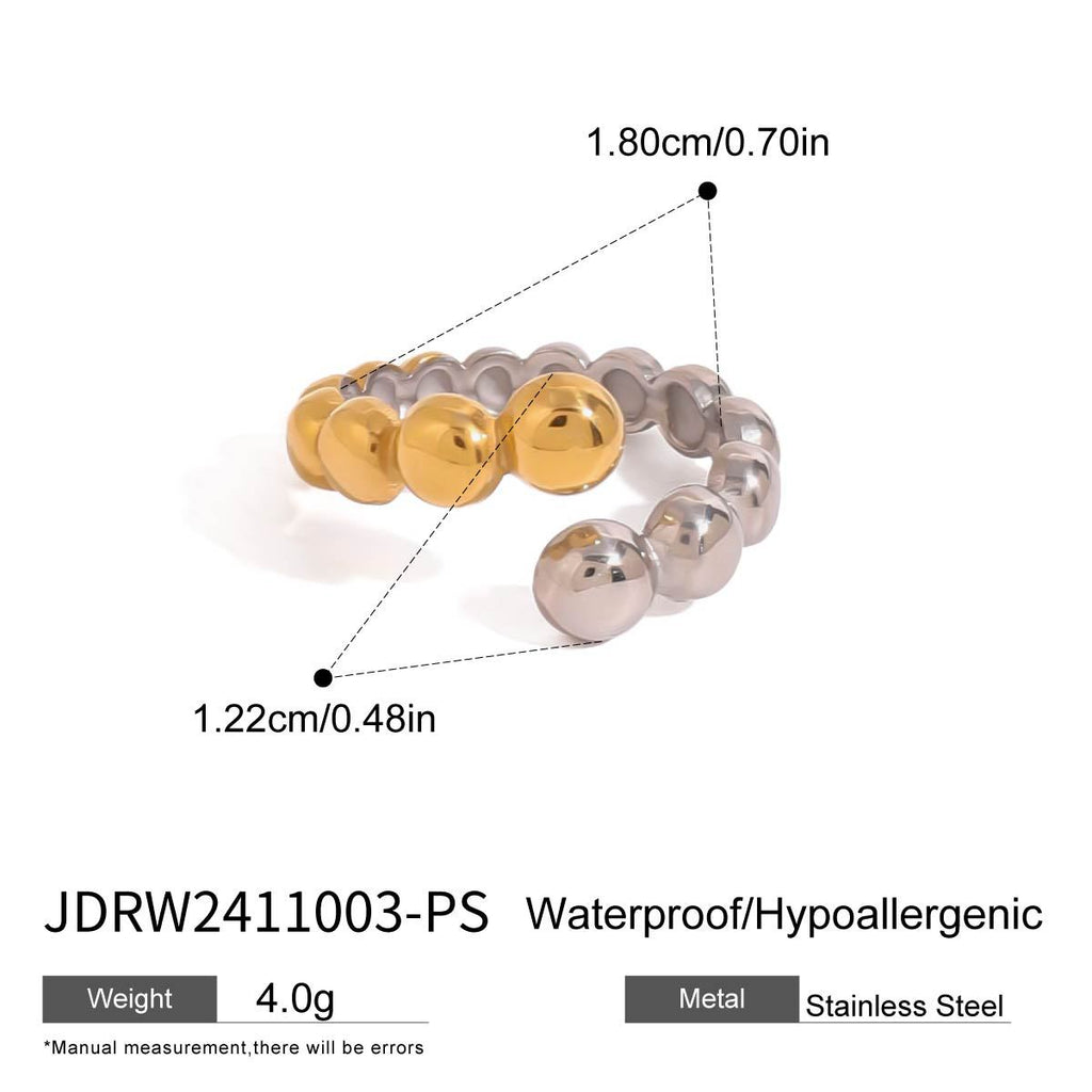 Titanium Open Cross Ring