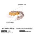 Titanium Open Cross Ring