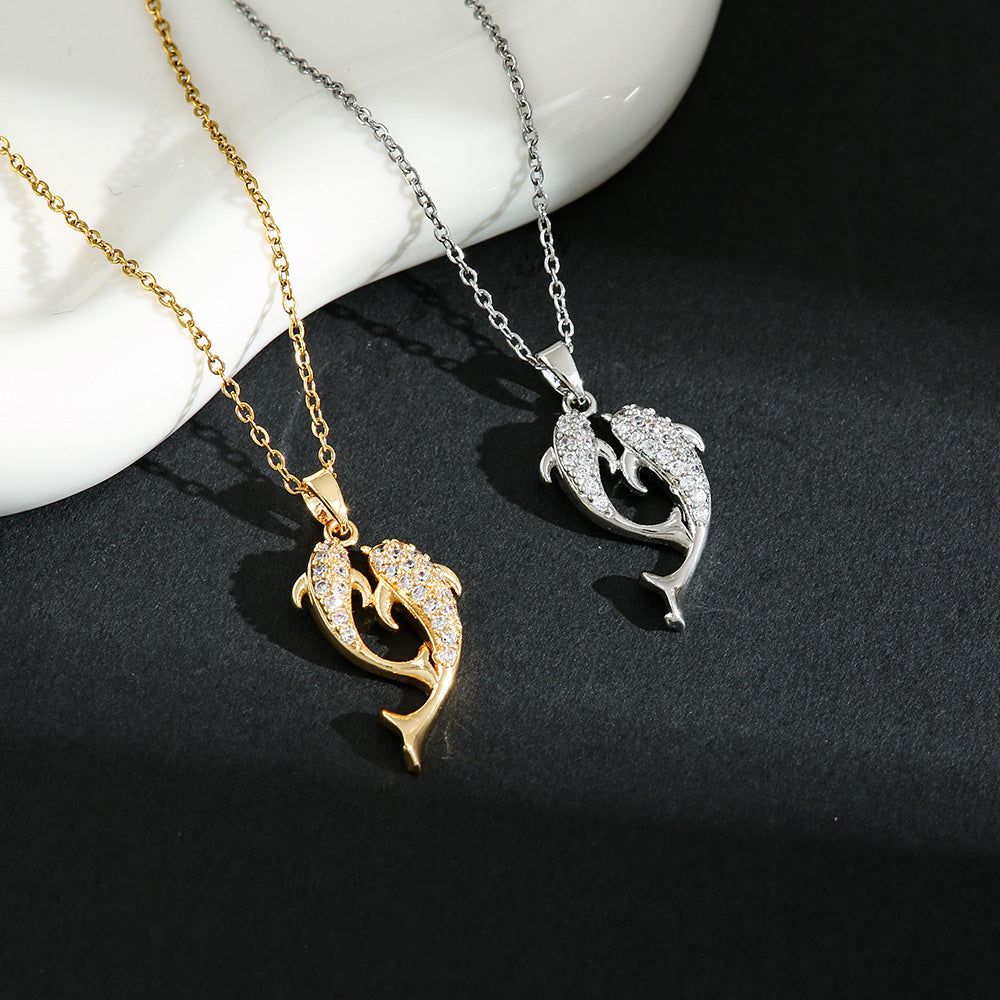 Dolphin Pendant Necklace