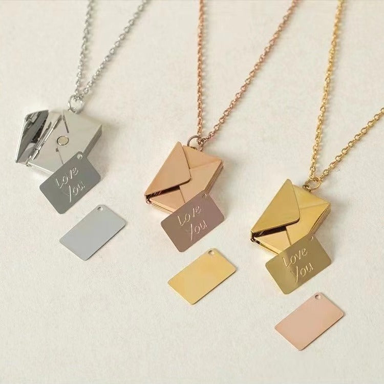 Envelope necklace