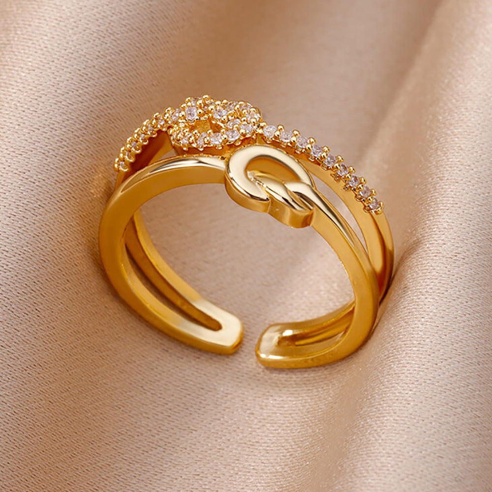 18k Gold-Plated Ring Collection