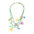Beaded Flower Necklace