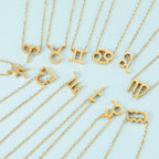 Zodiac sign necklace Chain