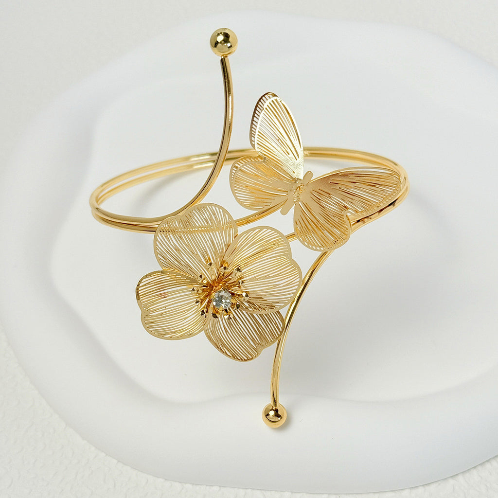 Hollow Flower Butterfly Bracelets