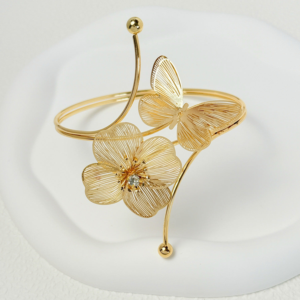 Hollow Flower Butterfly Bracelets