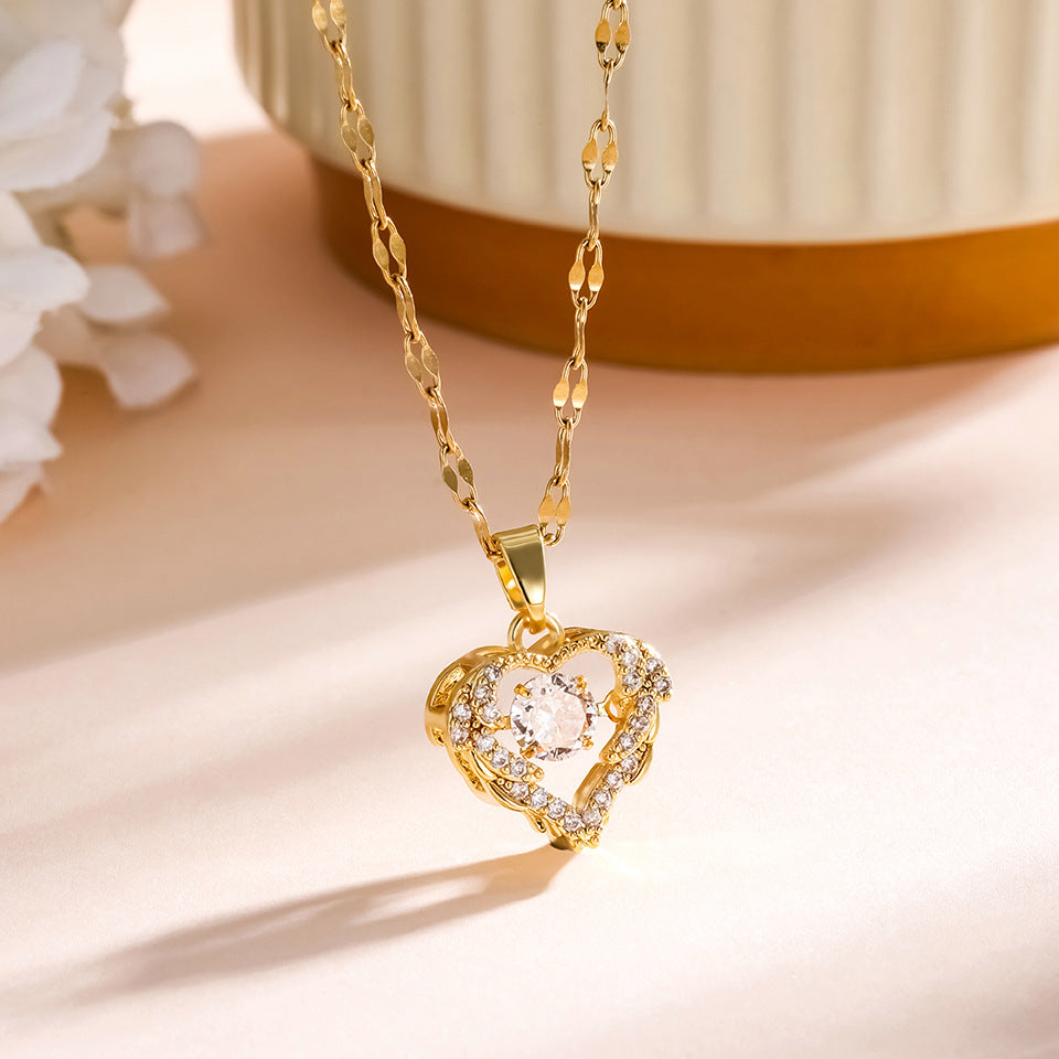 Golden Pendant Necklace