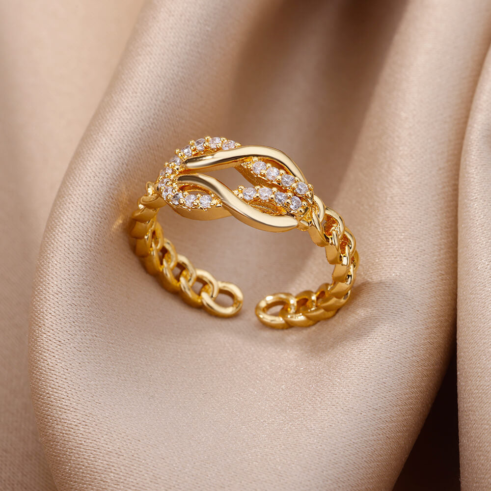 18k Gold-Plated Ring Collection