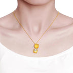 Gift Box Pendant Necklace