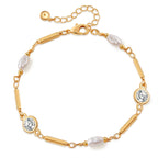Pearl Gold Bracelet