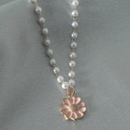 Spring Pearl Flower Pendant