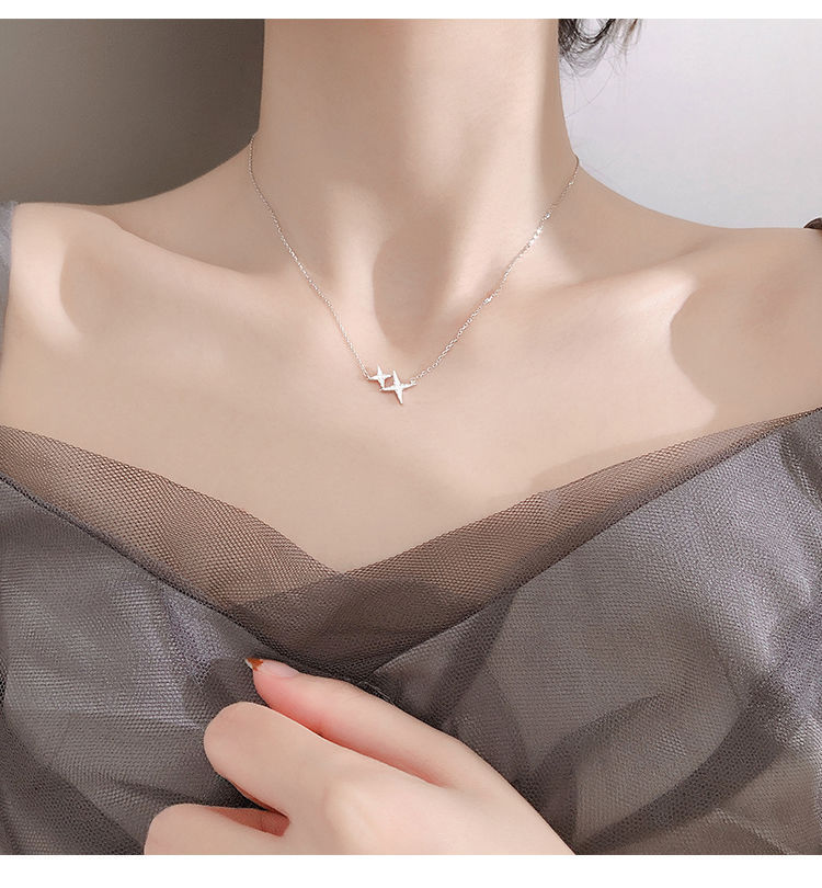 925 Sterling Silver Star Necklace