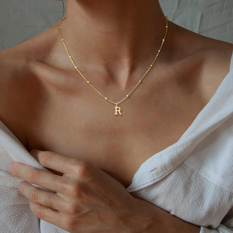 26-Letter Pendant Necklace