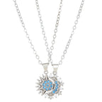 2 Piece Sun & Moon Magnetic Necklace
