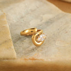 Zircon Stainless Steel Rings