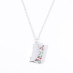 Small Box Ornament Pendant Necklace