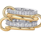 Stainless Steel Chain Rings Set