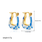 Porcelain Portuguese  Earrings