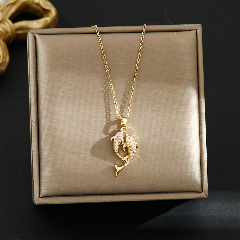 Dolphin Pendant Necklace