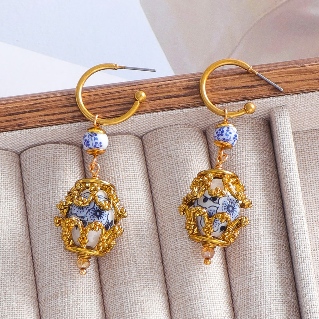 Barroco Porcelain earrings