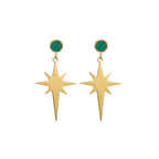 Stainless Steel Star Earrings