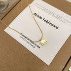 Retro Shell Flower Pendant