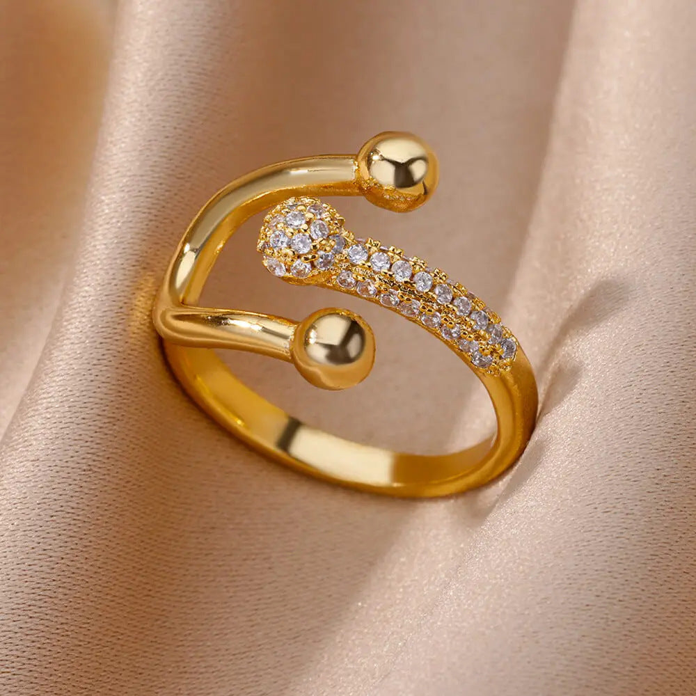 18k Gold-Plated Ring Collection