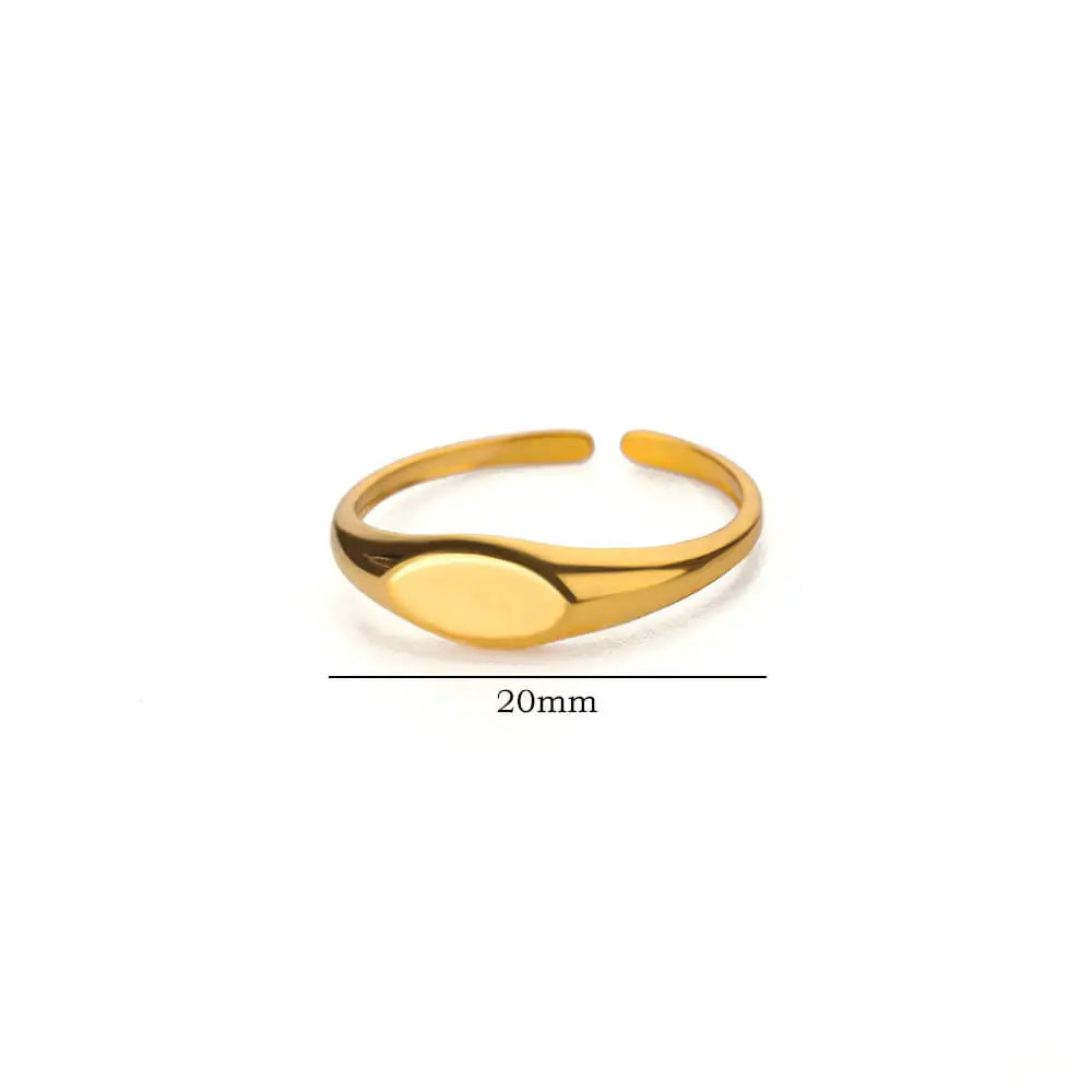 Adjustable Gold Plated Ring