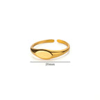 Adjustable Gold Plated Ring