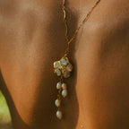 Freshwater Flower Pearl Necklace