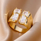 18k Gold-Plated Ring Collection