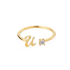 26 Letter Finger Ring