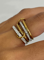 Stainless Steel Chain Rings Set