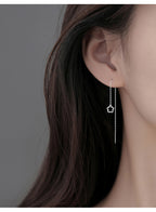 Hollow Flower Earrings Mori Style