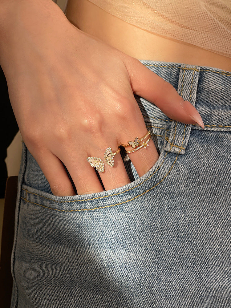 Elegant Butterfly Ring