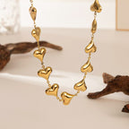 Heart Necklace and Bracelet