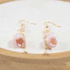 Natural Bell Pearl Earrings