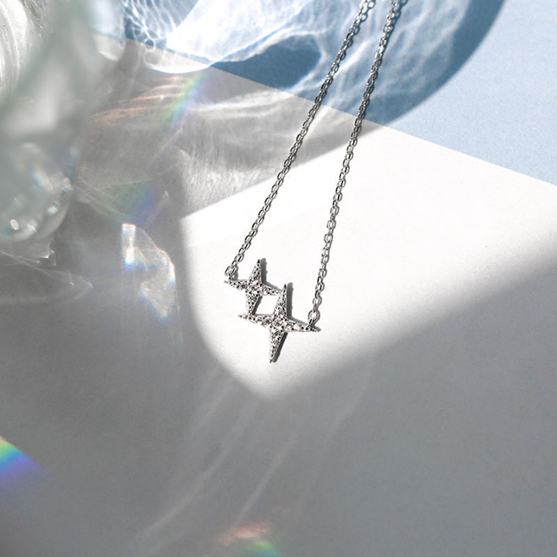 925 Sterling Silver Star Necklace