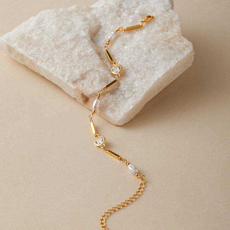 Pearl Gold Bracelet