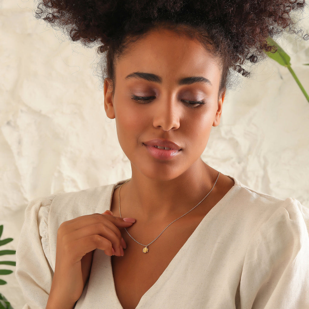 Birthday Flower Pendant