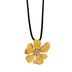 Peach Blossom Flower Necklace