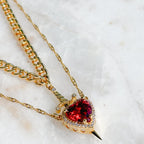Arrow & The Heart Necklace Set