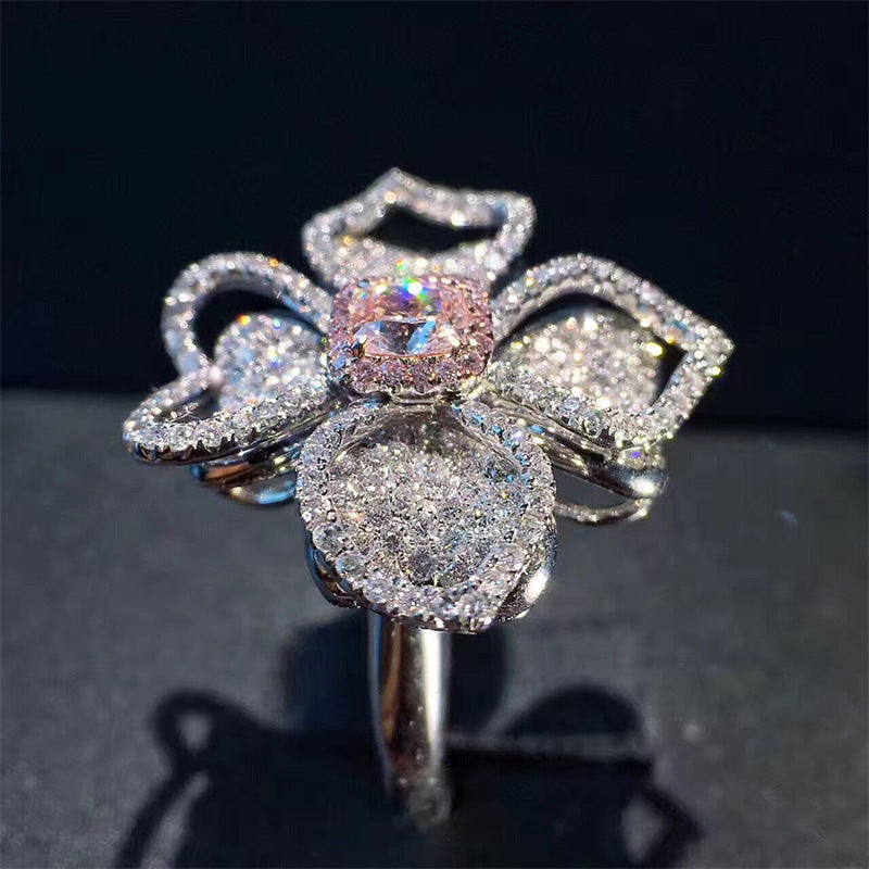 Diamond Clover Ring