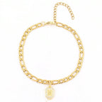 Initial Letter Pendant Bracelet