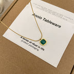 Retro Shell Flower Pendant